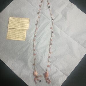 Cherry Quartz Lariat